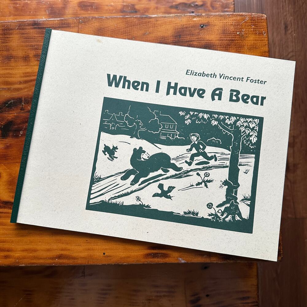 Vintage 1992 When I Have A Bear Paperback Book